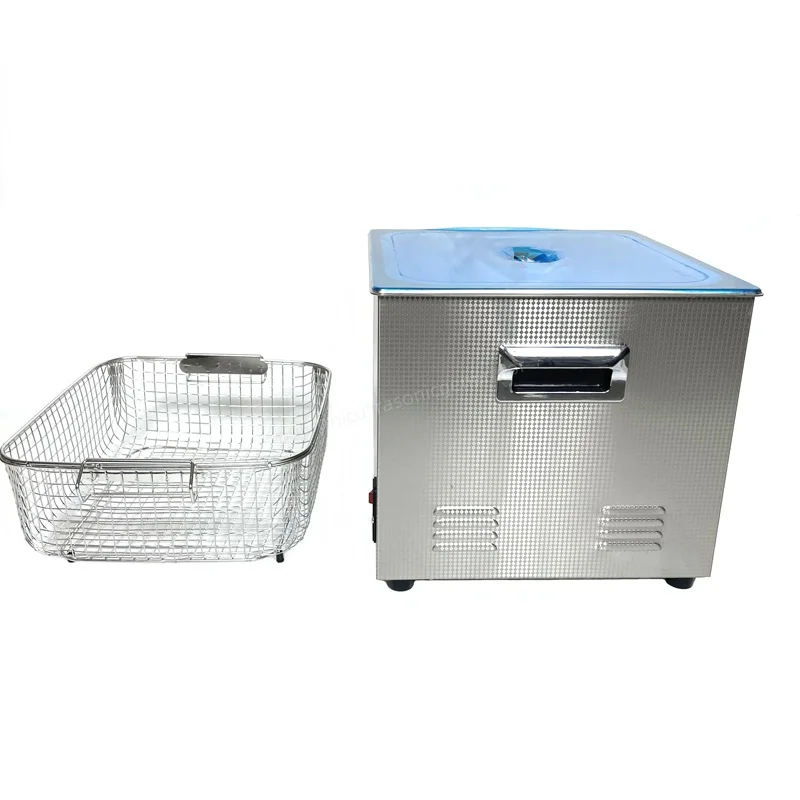 منظف المجوهرات بالموجات فوق الصوتية بتردد 40 كيلو هرتز مع أجزاء تنظيف دقيقة للتدفئة وإزالة الزيوت وتعزيز التألق