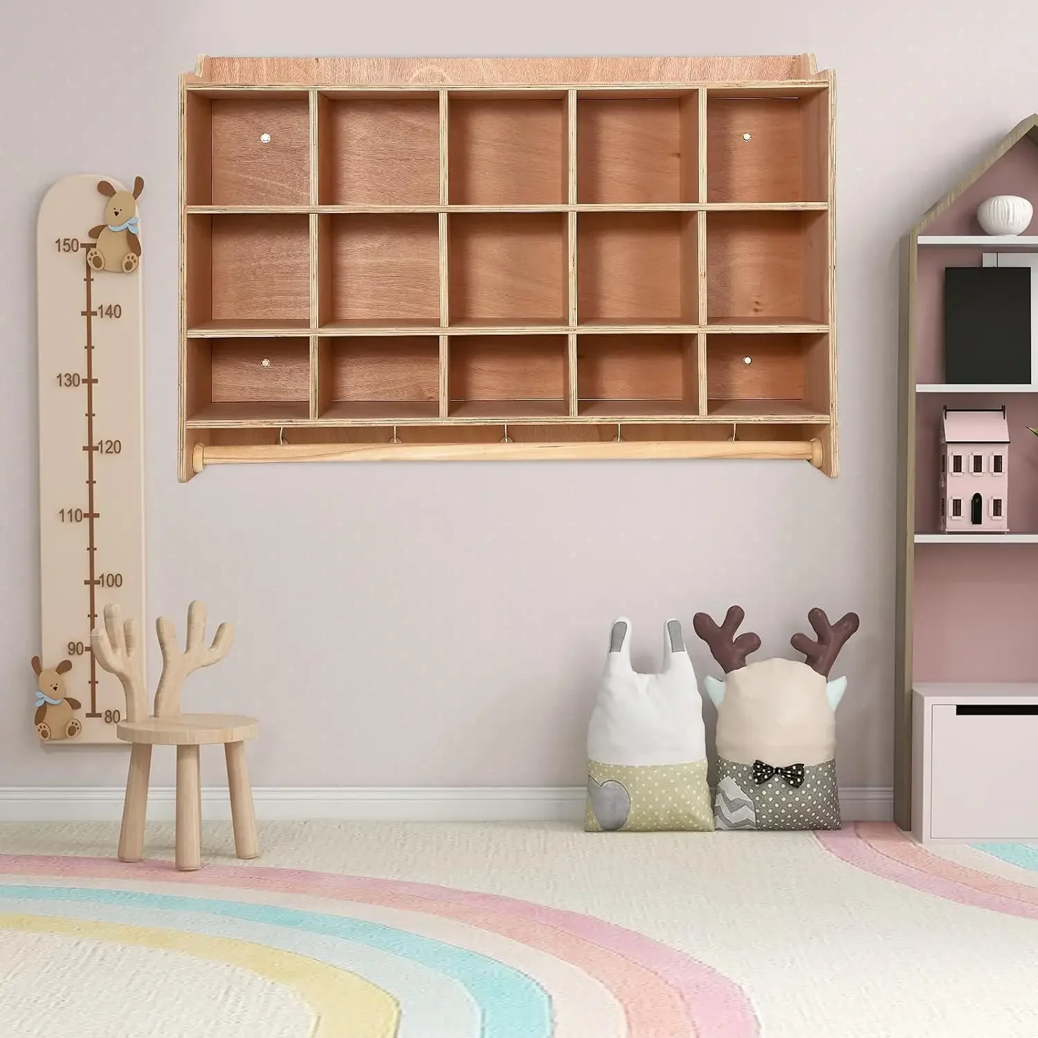 Wooden Plywood Wardrobe Storage Cabinet Set - Durable, Spacious, Multi-Functional, Stylish, Easy Assembly