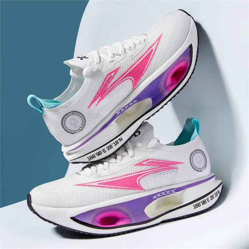 

Новая персонализированная спортивная обувь с цветными блоками, высококачественные эластичные кроссовки для бега, удобная антибактериальная повседневная обувь