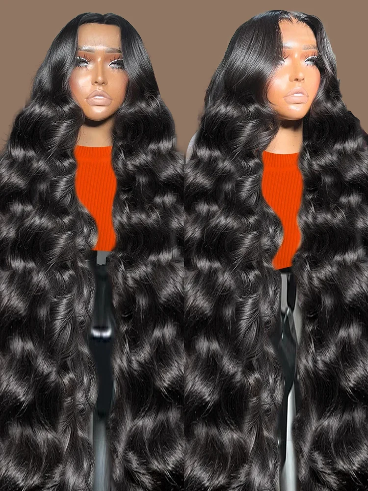 Brazilian Real 250 Density Wavy Glueless Wig Human Hair Ready To Wear and Go PrePlucked Body Wave 7x5 13x4 HD Lace Frontal Wigs