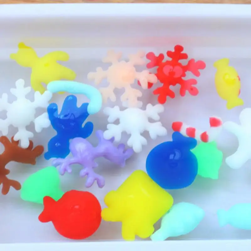 Juego de juguetes de Gel de hadas, artesanías 3D hechas a mano, juego de juguetes de Gel de hadas, artesanías creativas de Navidad, juguetes educativos para chico pequeño