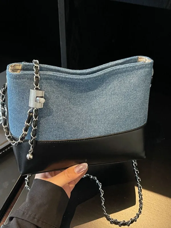 

2025 Autumn Winter Chain Crossbody Bag, Women's Niche Luxe Shoulder Purse, Day to Night Tote, Casual Sling Bag, Minimalist