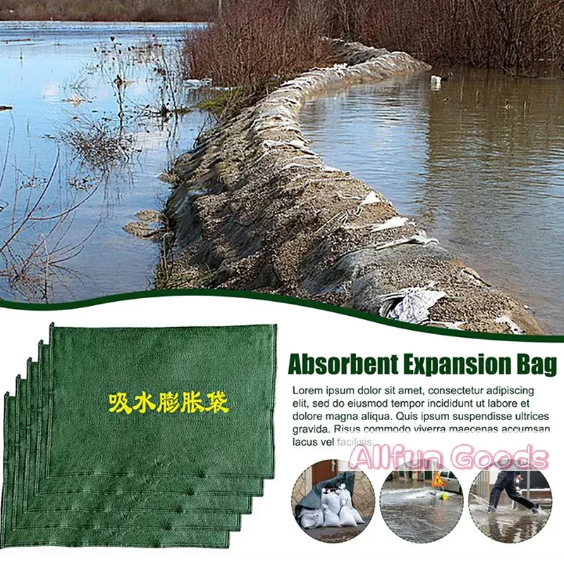 [T5]Water Absorbent Sandbags F - đánh giá và giá Flood Barrier Bag