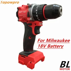 20+3 Torque Cordless Impact Drill For Milwaukee 18V Battery Brushless Electric Drill Hammer Multifunctional Power Tools