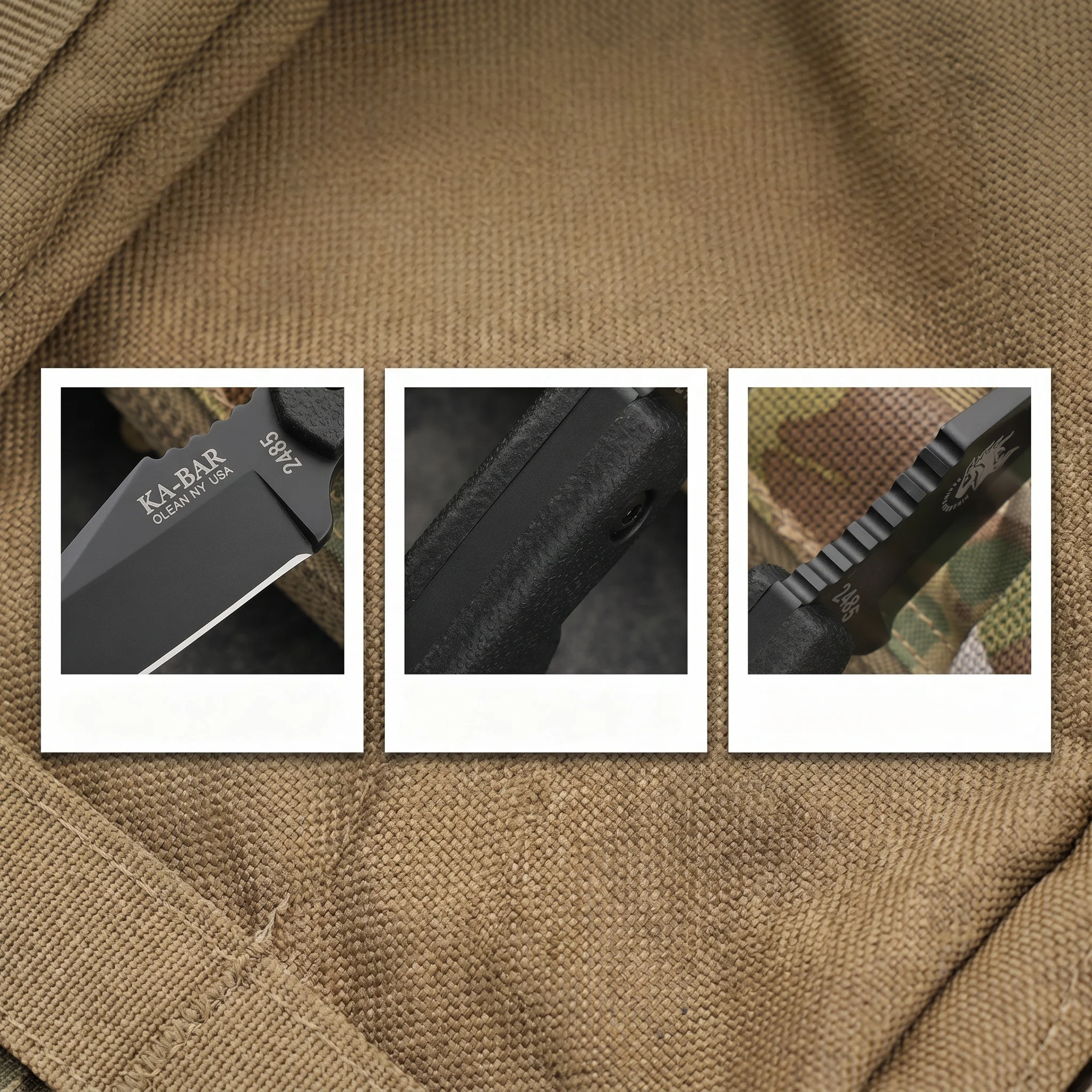 High-quality steel fixed-blade, outdoor knife, all-in-one skeleton sheath emergency portable knife, a gift for men - view 5