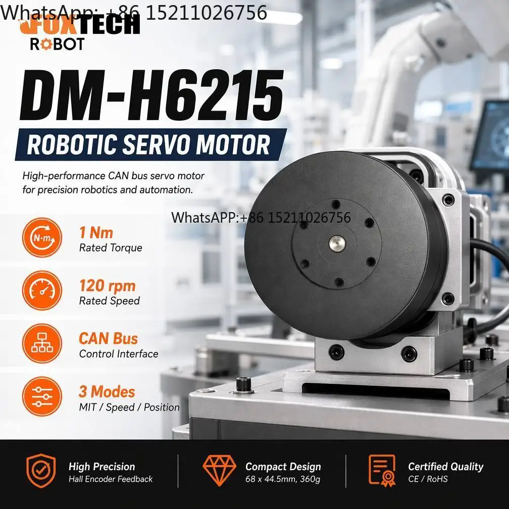 DM-H6215  High Torque Harmonic Drive Robot Joint Actuator Brushless Servo Motor for Humanoid & Embodied AI Robotics