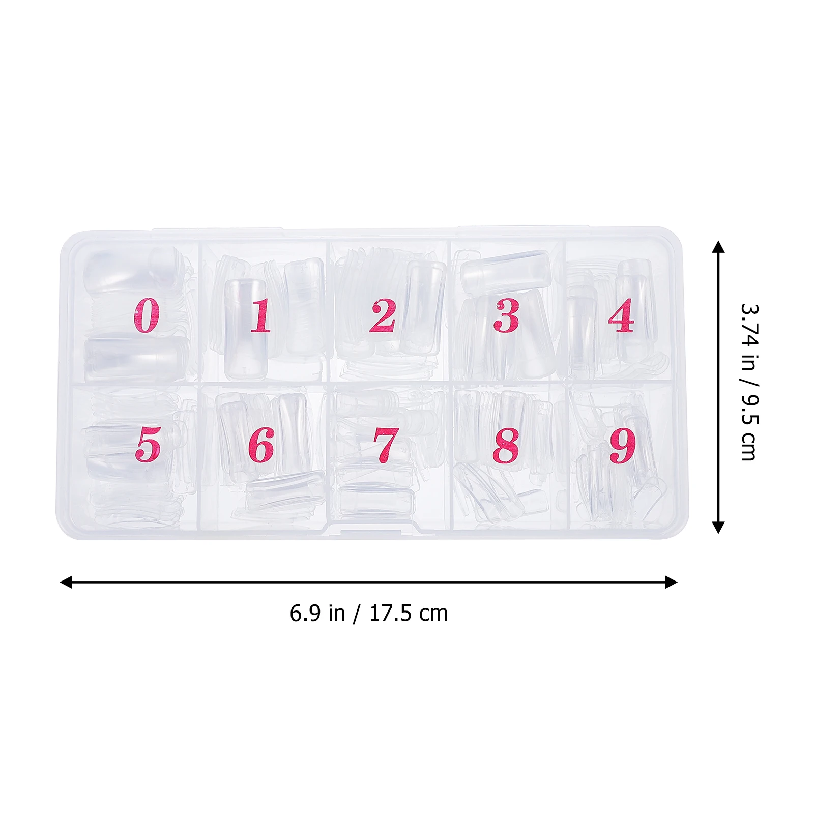 1000 قطعة النمط الفرنسي شفافة وهمية مسمار نصائح الأظافر كاذبة DIY بها بنفسك مانيكير الفن مستلزمات الأظافر النساء الأظافر وهمية نصائح #1