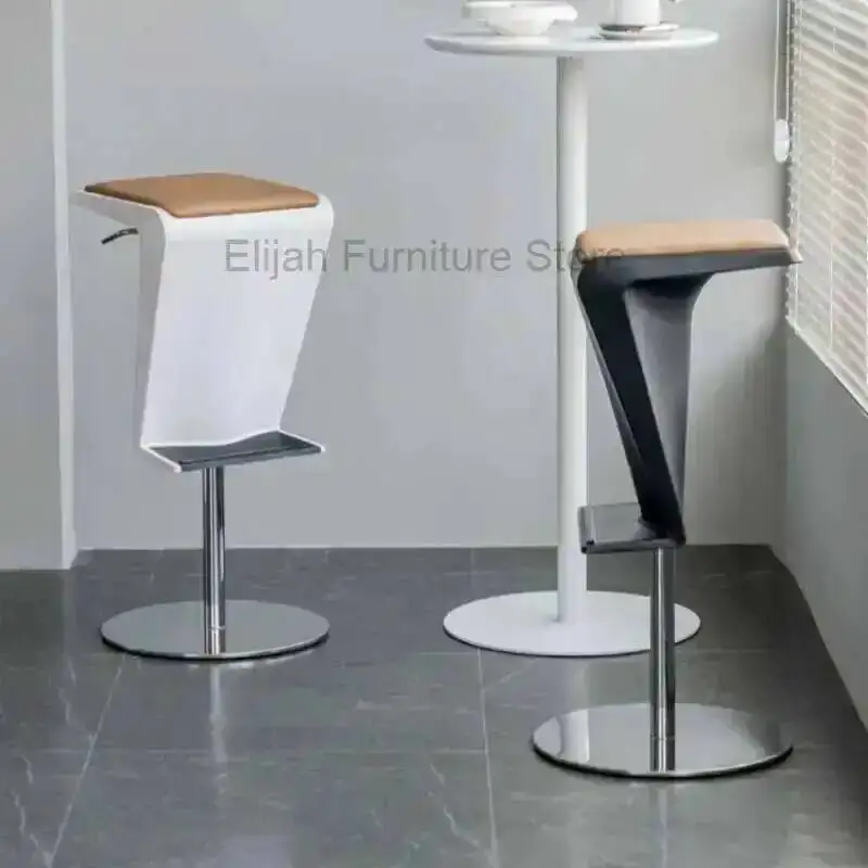 

Salon Designer Adjustable Height Bar Chairs Reception Italian Unique Bar Stools Island Personalized Sillas De Bar Home Furniture