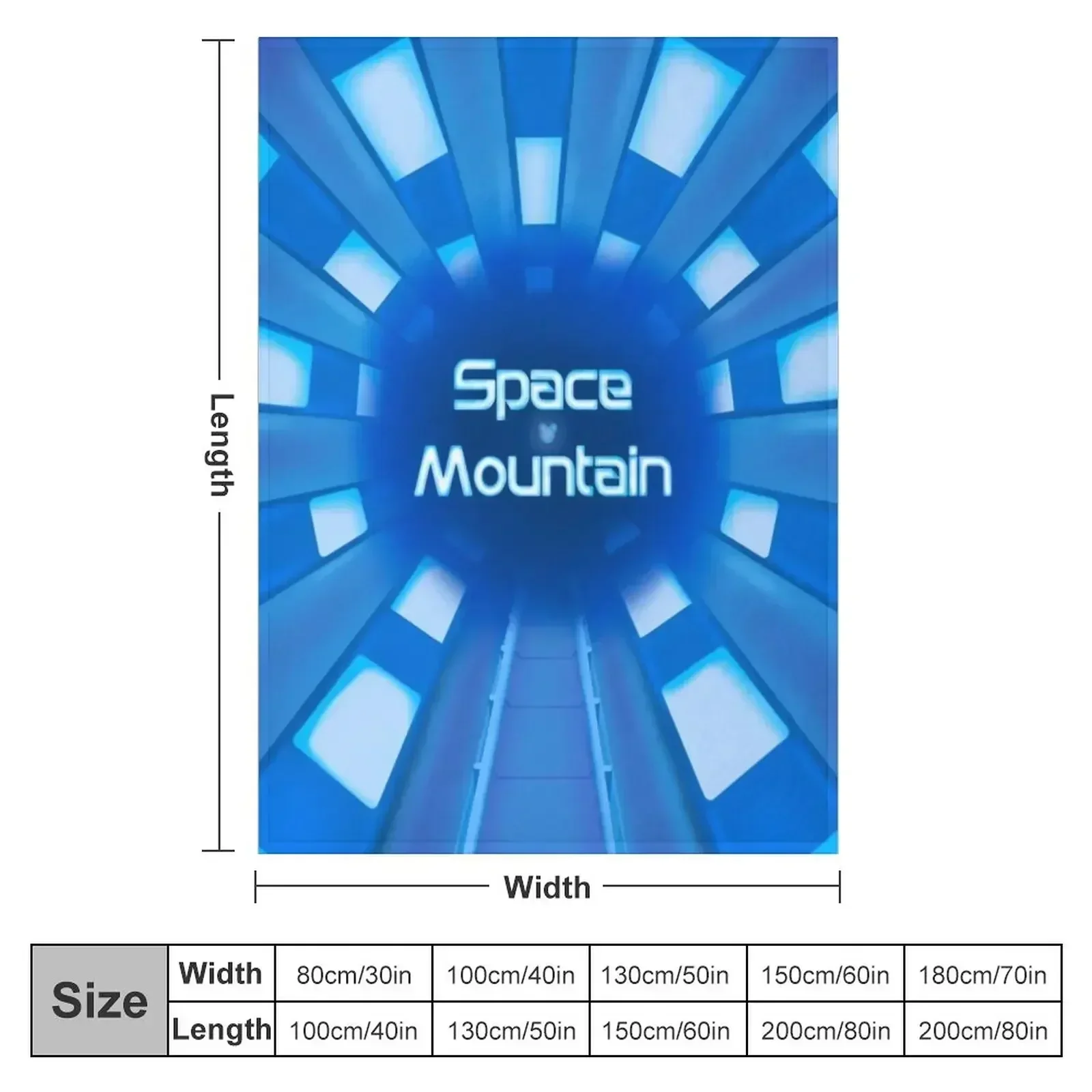Tunnel to Space Throw Blanket Decorative Sofas Furrys Flannel Fabric Decorative Throw Designers For Baby Blankets