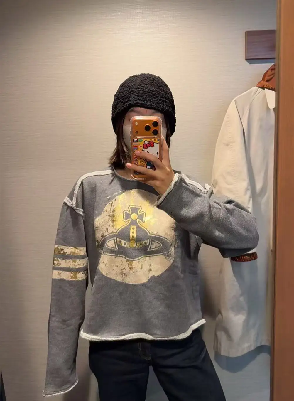 

Gold Eming round Ne Sweatirt Women's Loose Fit Long Sve Cotton Crew Ne Commute Sle Faionable Sweatirt