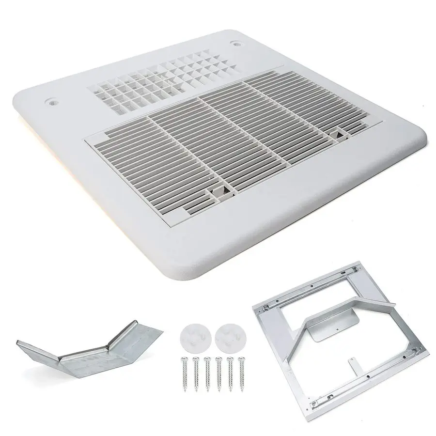 

RV Roof AC Distribution Grille Cover, Air Conditioning Return Kit, Air Conditioner QuickCool Duct Exhaust Type Replace 3105935.0