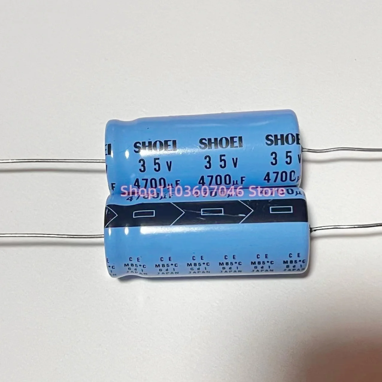 2pcs 4700UF 35V Japan SHOEI Axial Electrolytic Capacitor 35V4700UF Capacity 15 * 40MM