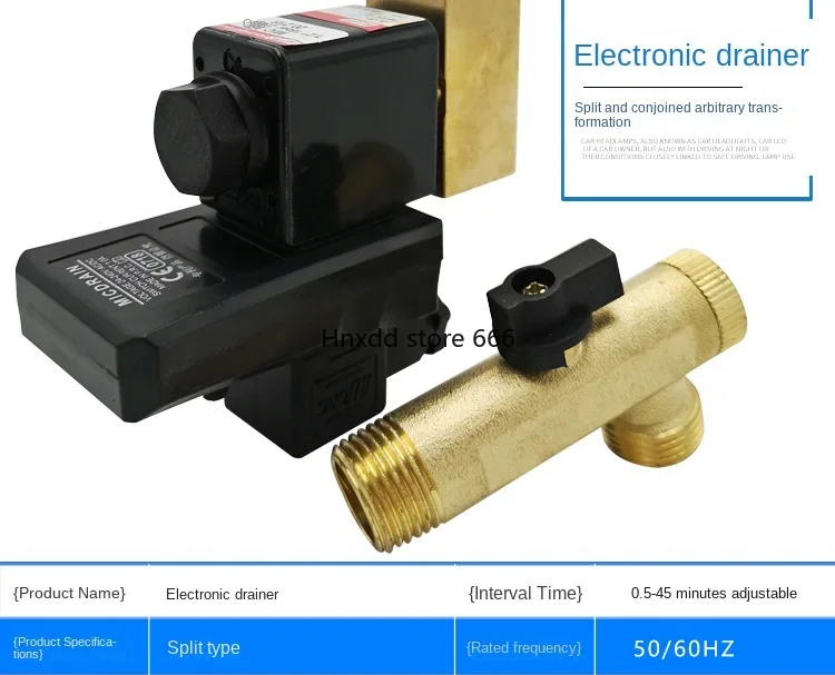 MIC-A Electronic Drain Valve JORC Split Drain Valve MIC-B Filter Drain