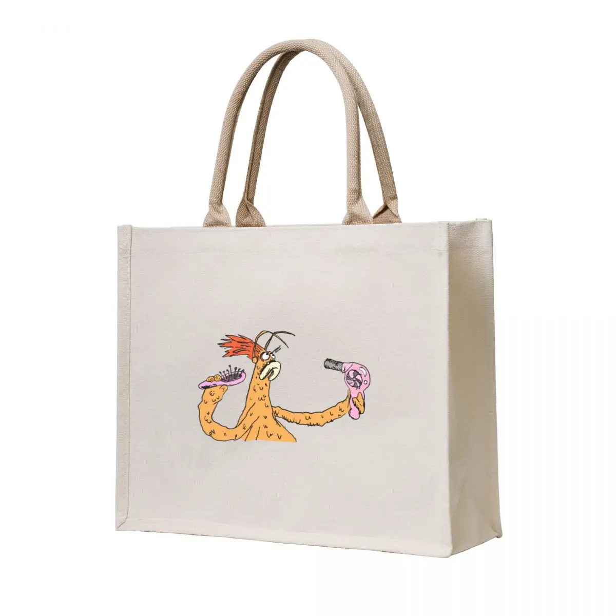 

pepe the naked classy prawn Tote Bag foldable reusable bag large tote bag Lady Shopper