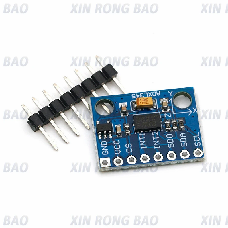 GY-291 ADXL345, módulo de inclinación de gravedad digital de tres ejes, transmisión IIC SPI para Arduino