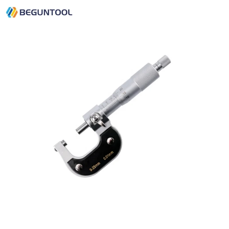 Shanggong Analog and Digital Outside Micrometer 0-25-100MM Digital Measuring Tool Outside Micrometer Analog Micrometer
