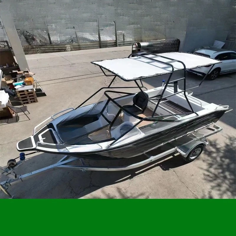 Aluminum alloy leisure luxury yacht leisure speedboat fishing entertainment