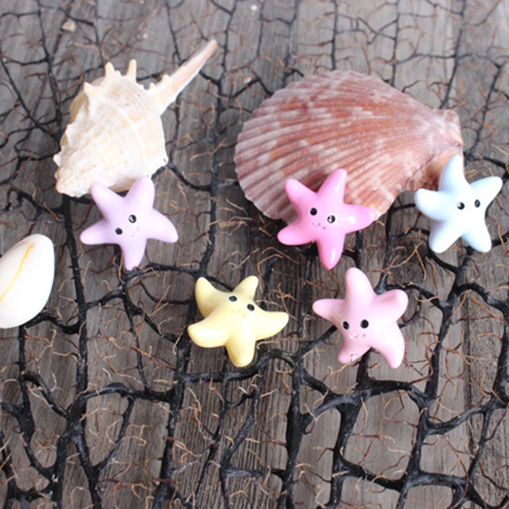 

50pcs Figurines Resin Ocean Landscape Decor Fish Tank Ornaments Artificial Aquarium Decorations Mediterranean Moss