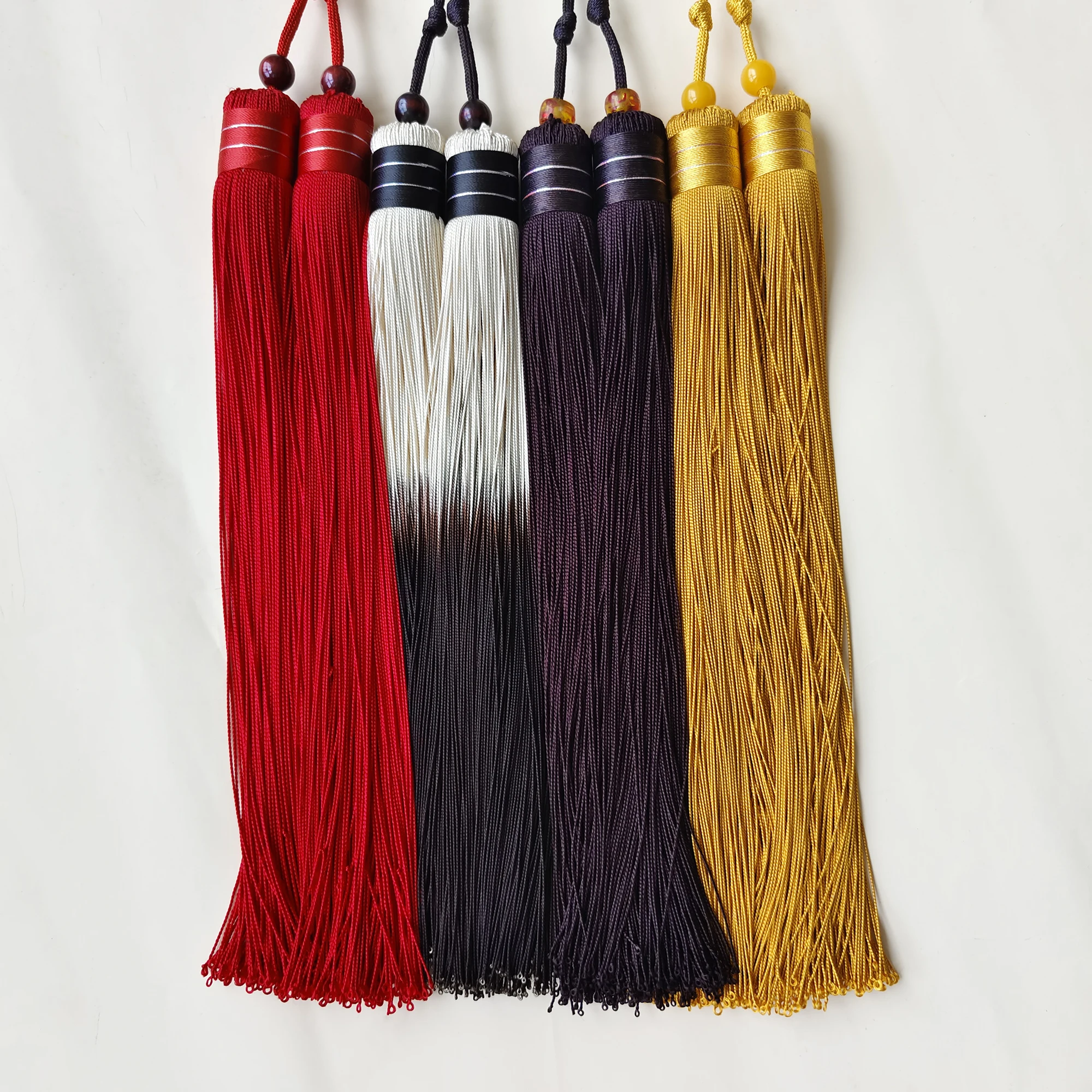 Tai Chi Sword Accessories Martial Arts Taiji Sword Tassel Chinese Traditional Short Middle Long Multiple Styles