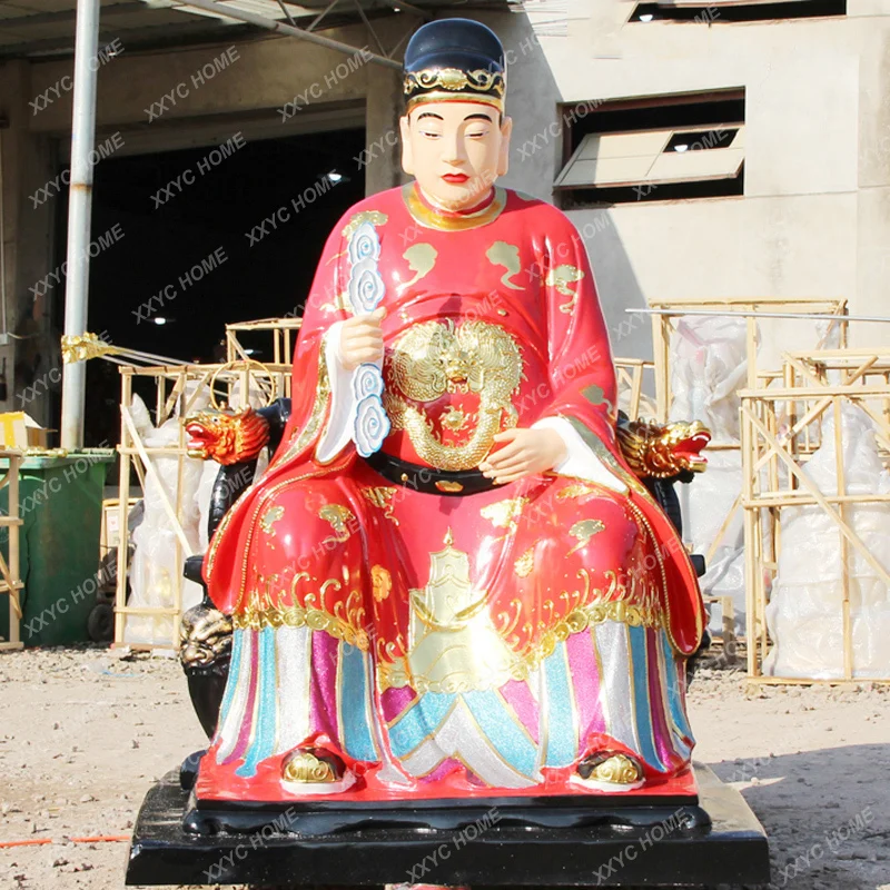 

Zhu Xianggong Statue Temple Buddhist Ritual Instruments Ornaments Resin Fiberglass Buddha Statue Mrs. Zhu