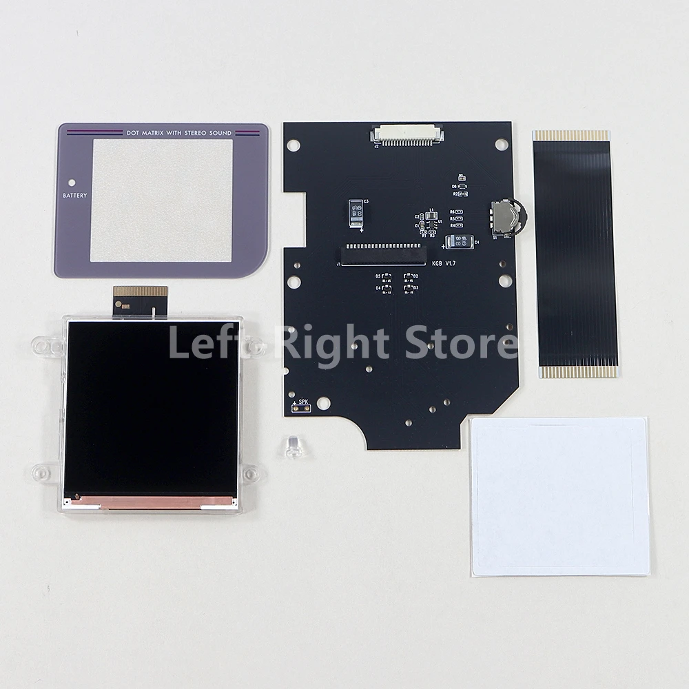 8 مجموعات استبدال ل GB V5 V5.0 2.6 بوصة الخلفية تسليط الضوء على IPS LCD سطوع الشاشة الكاملة مع الشاشة الزجاجية