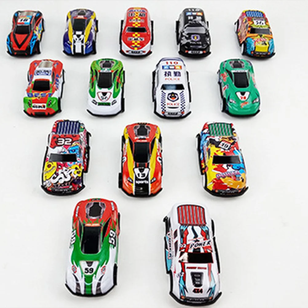 

30Pcs Pull Back Small Cars Durable Alloy Crash Resistant Mini Vehicles for Toddler Fun Play Pull Back Car Car Model