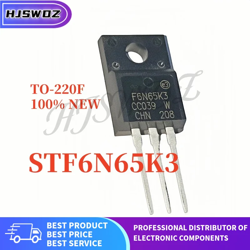 10pcs STF6N65M2 STF6N65K3 STF6N95K5 STF6N52K3 STF7N60M2 STF7N80K5 STF7N90K5 6N65M2 6N65K3 6N95K5 6N52K3 7N60M2 7N80K5 TO-220F