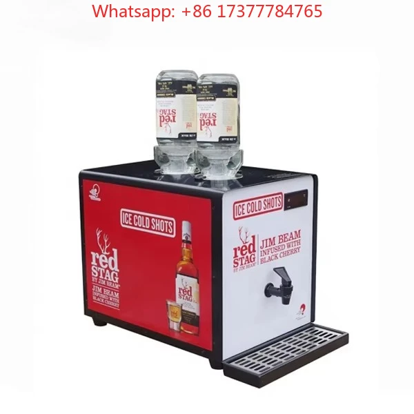 

Bar Liquor Dispenser Machine Jagermeister Absolut Vodka Bottle Chiller Tap Automatic Colorant Accessories Alcohol Equipment