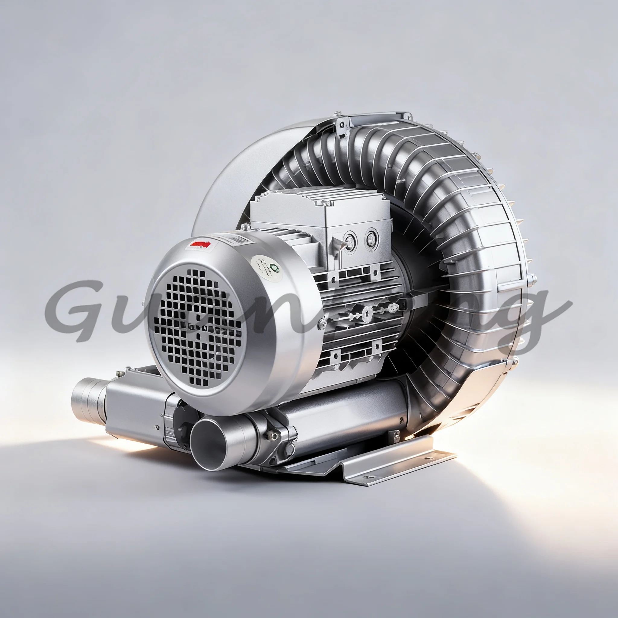 Heavy-Duty 2-Stage Regenerative Blower, Industrial High Pressure Side Channel Vortex Air Blower for Ventilation