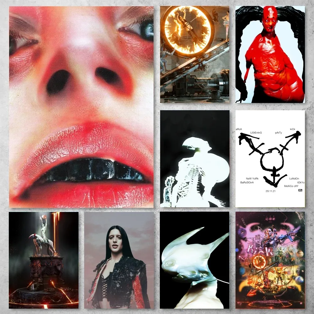 Arca Kick IIIII معرض ملصق المغني يطبع ذاتية اللصق ديكور المنزل الديكور صور مطبوعة للحوائط ملصق غرفة المعيشة