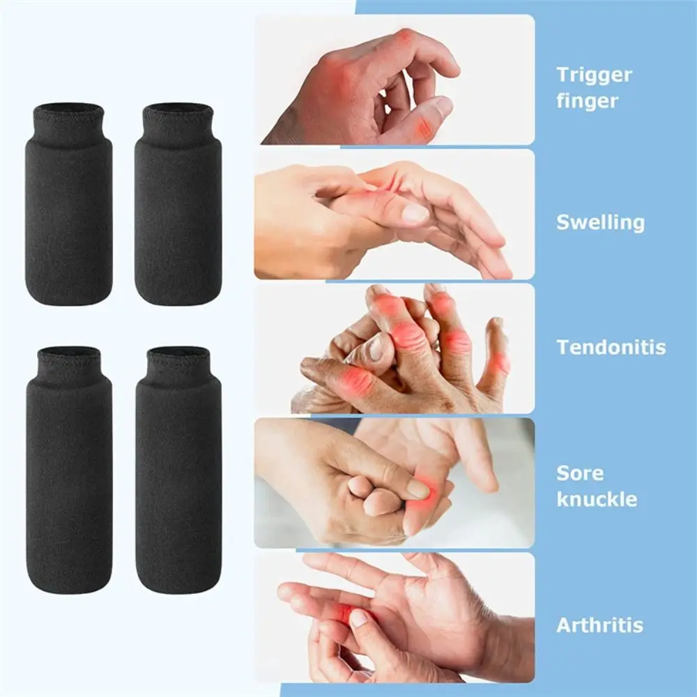 

Hot and Cold Therapy Finger Ice Sleeves Breathable for Arthritis Elastic Finger Tape Finger Protectio Reusable Finger Guard Men