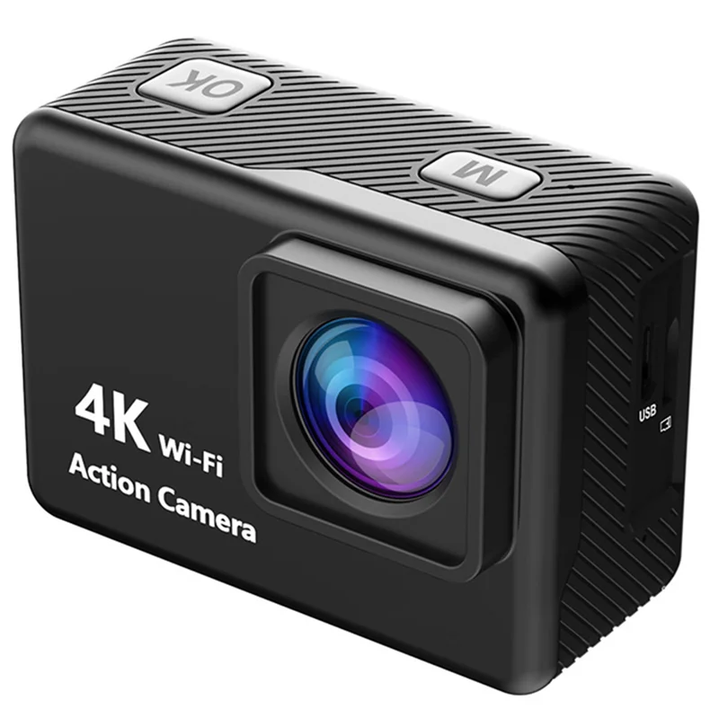 Registratore sportivo TTKK-Outdoor, action camera 1080P ad alta definizione, LCD 170 °   Videocamera per nuoto grandangolare