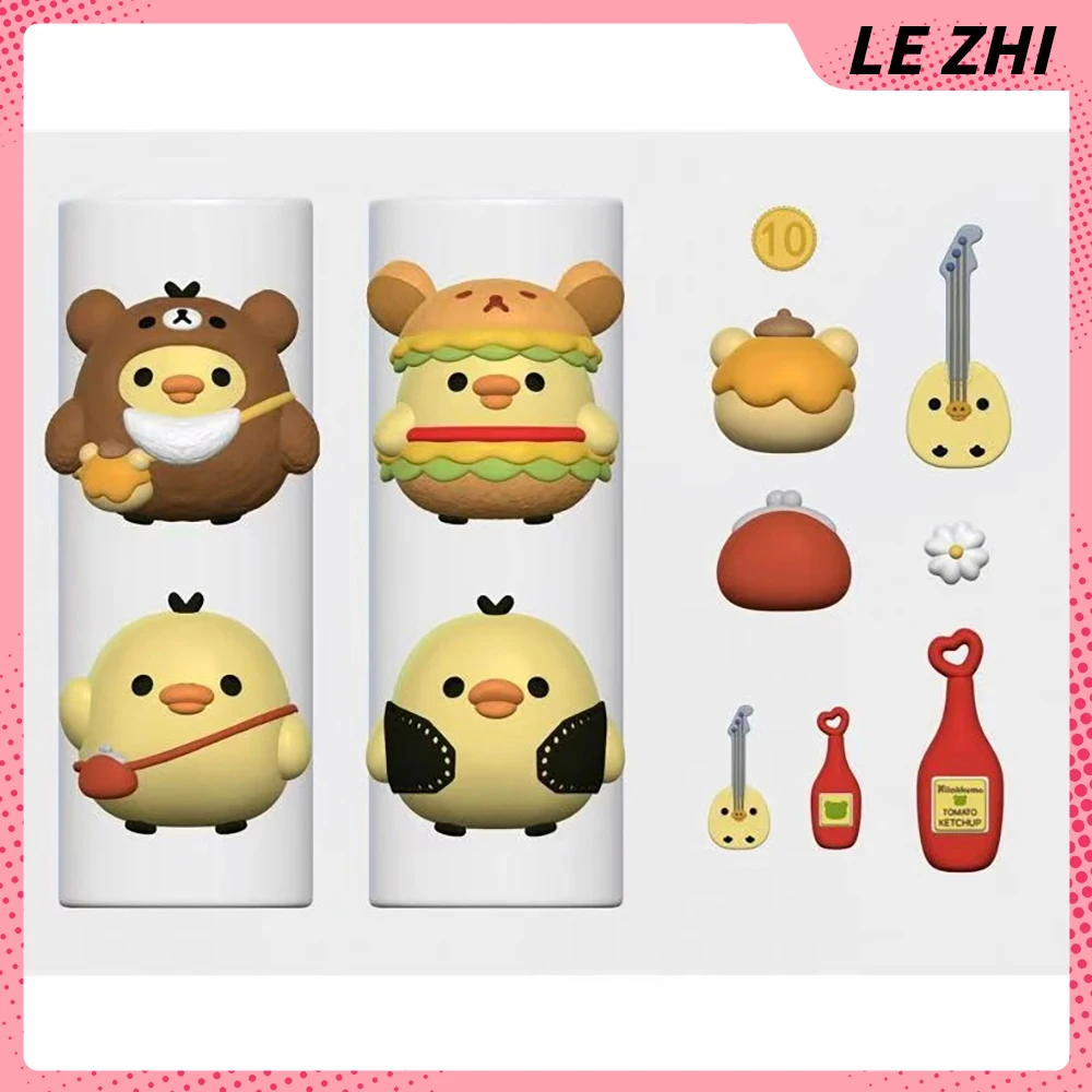 

1Pcs Cartoon Cute Chicken Rilakkuma Hamburger Nail Art Silicone Mould Flower Tomato Sauce Honey Nail Art Template Mold Gift