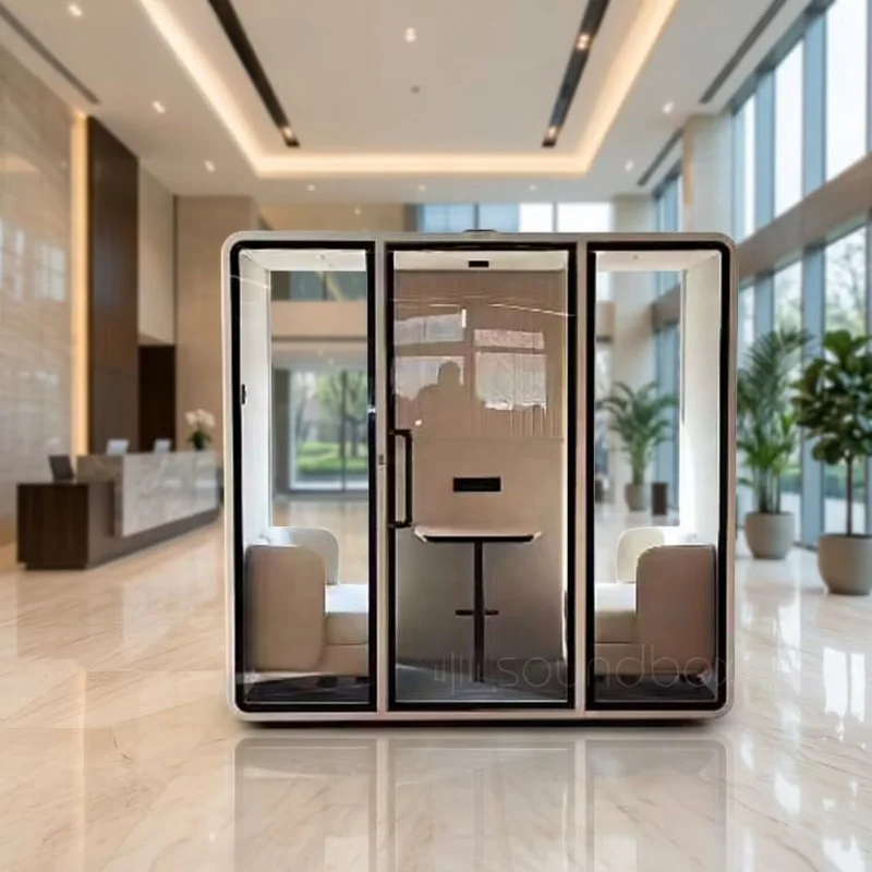 Custom Soundproof Office Pod Acoustic Work Booth Private Work Cabin for Home Office Meeting Room Noise Reduction Device