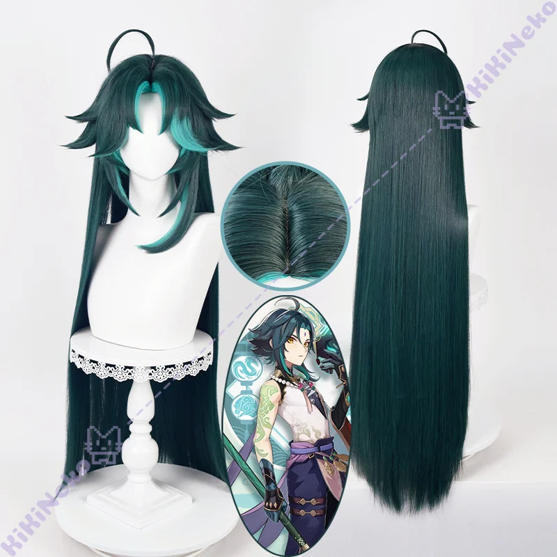 Jeu Genshin Impact Xiao Cosplay perruque Xiao longue courte et rouge perruque pour Comicon Hallowmas fête adulte femmes hommes
