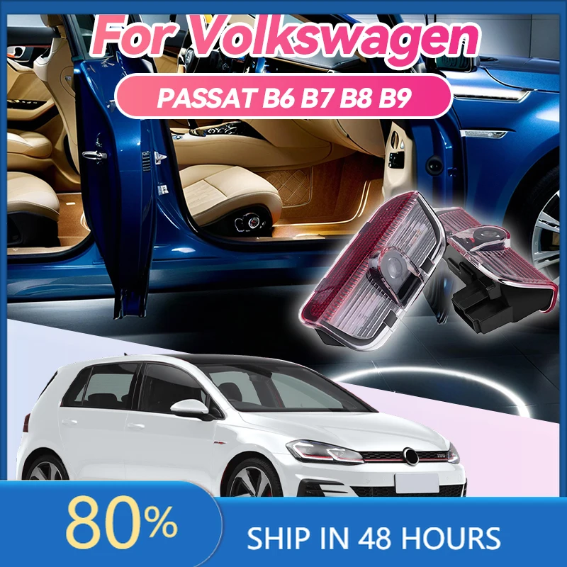 

Новый VW для VOLKSWAGEN VW Новый 2 шт. для VW Passat B6 B7 B8 B9 Touareg Golf 5 6 7 Jetta MK6 MK7 GTI R светодиодный проектор двери автомобиля Welco
