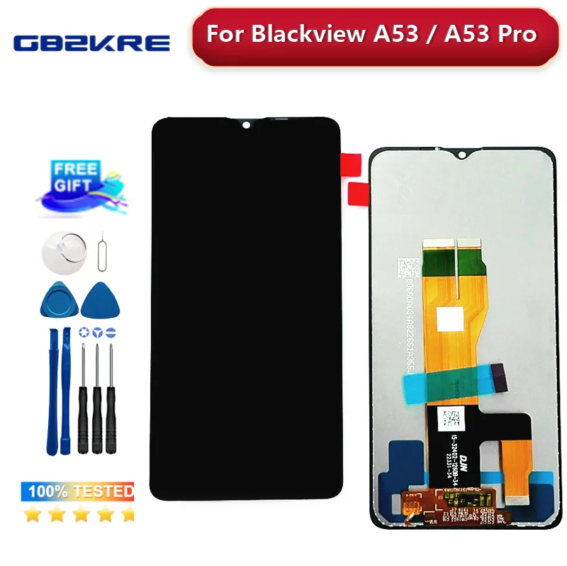 New Original For BLACKVIEW A53 LCD Display+Touch Screen Digitizer Replacement For Blackview A53pro LCD Screen Sensor Repair