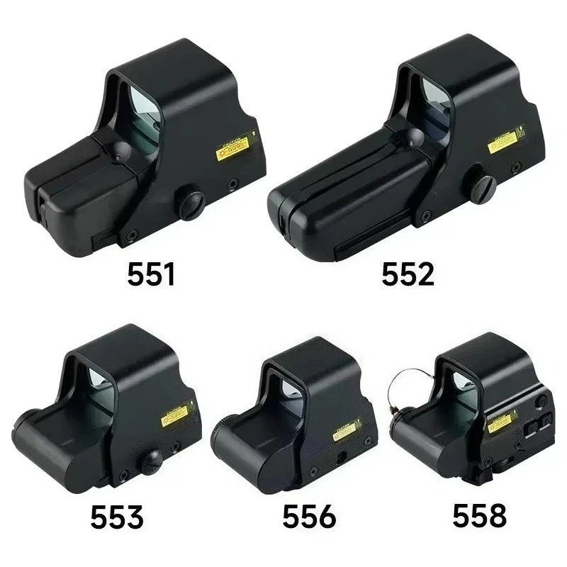 551 552 553 558 Red Green Dot Holographic Sight Scope Hunting Reflex Sight Scope 20mm Mount Airsoft Sights