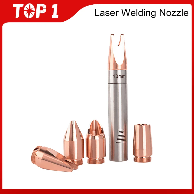 TOP1 IPG Laser Welding Nozzle H32-M13.5 Wire feeding Nozzle for Sale Inside and Outs