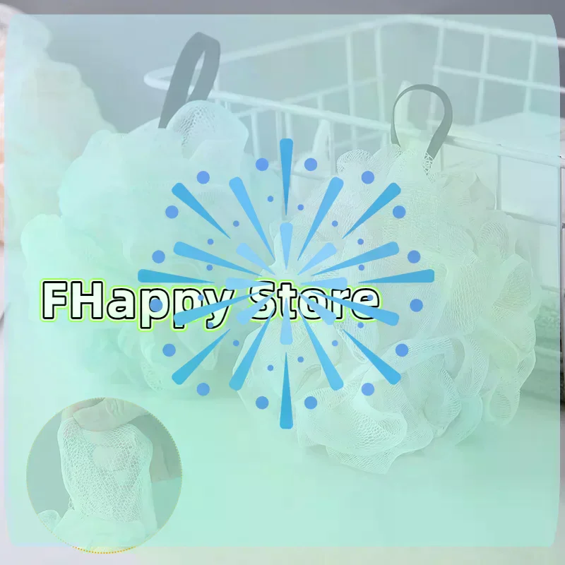 [MA]Soft Shower Mesh Foaming Sponge Exfoliating Scrubber Bath Bubble Ball Body Skin Cleaner Cleaning Tool Bathroom Accessories