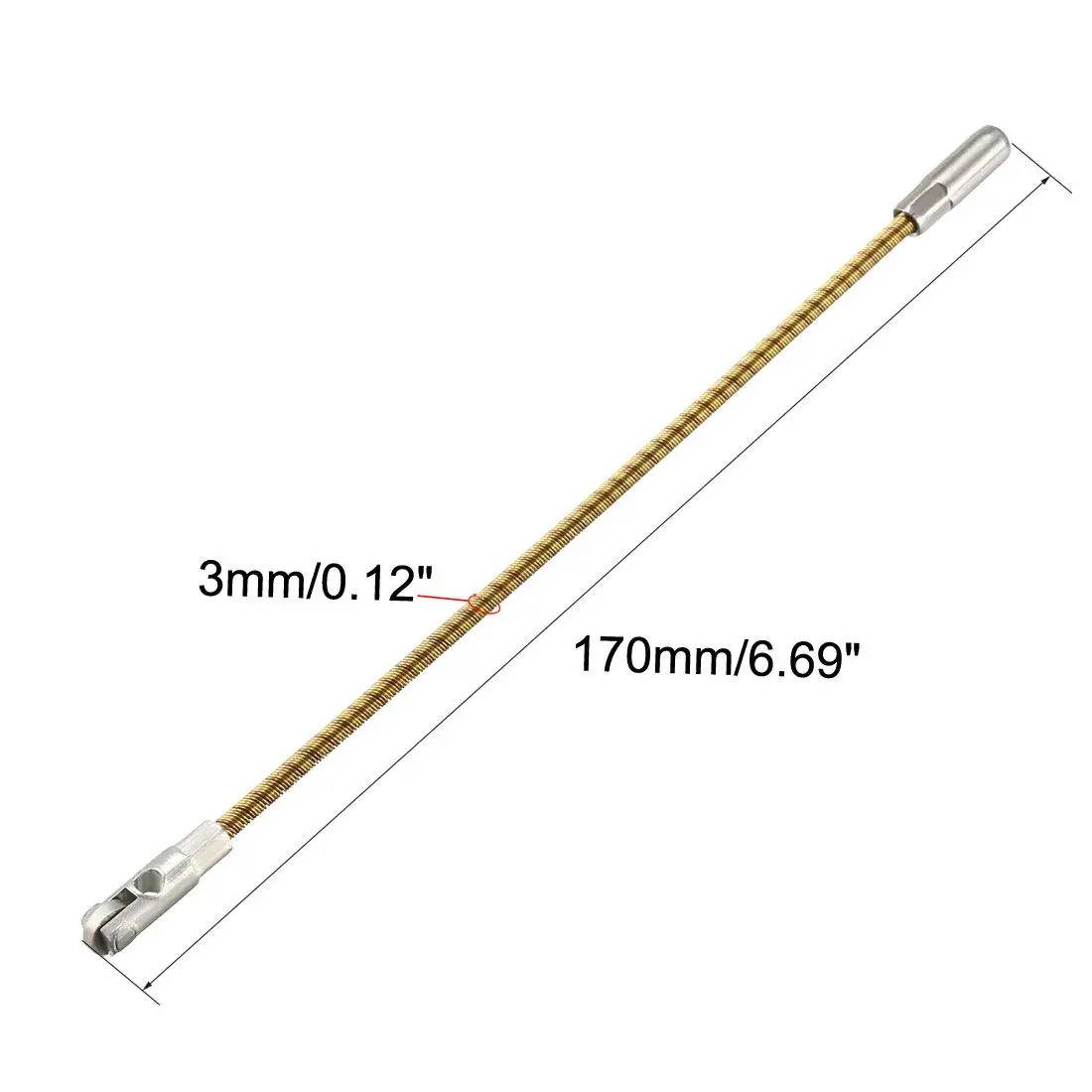 24cm Solid Spring Steel Threading Tool for Residential and Commercial Wiring Projects with Consistent Rebound Force