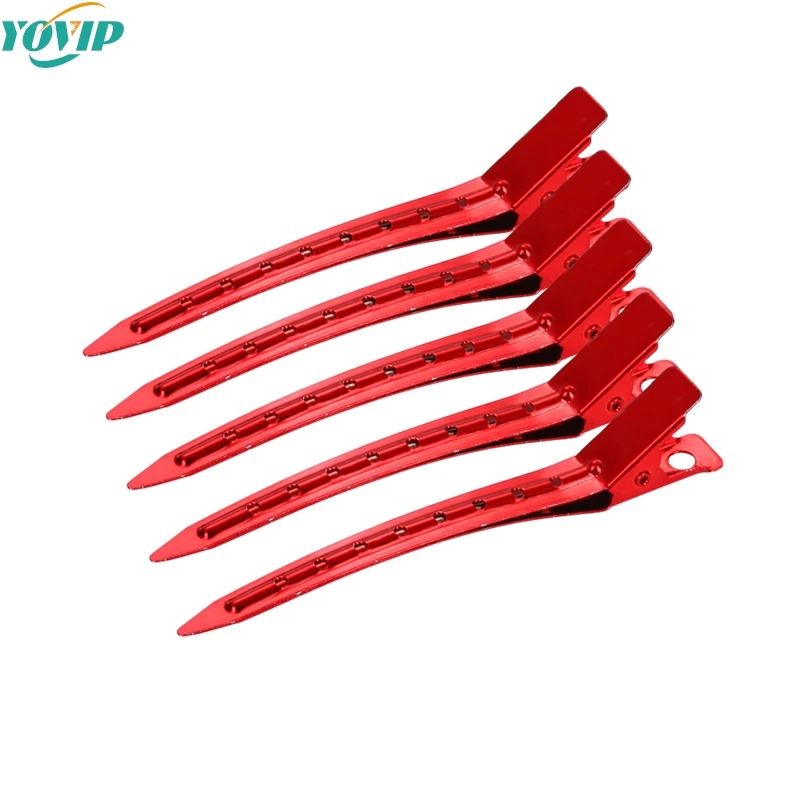 5PCS Hair Root Fluffy Hairpin Woman Hair Care Clips Metal Hairdressing Sectioning Clip Clamps Barber Hair Cut Use Styling Tools