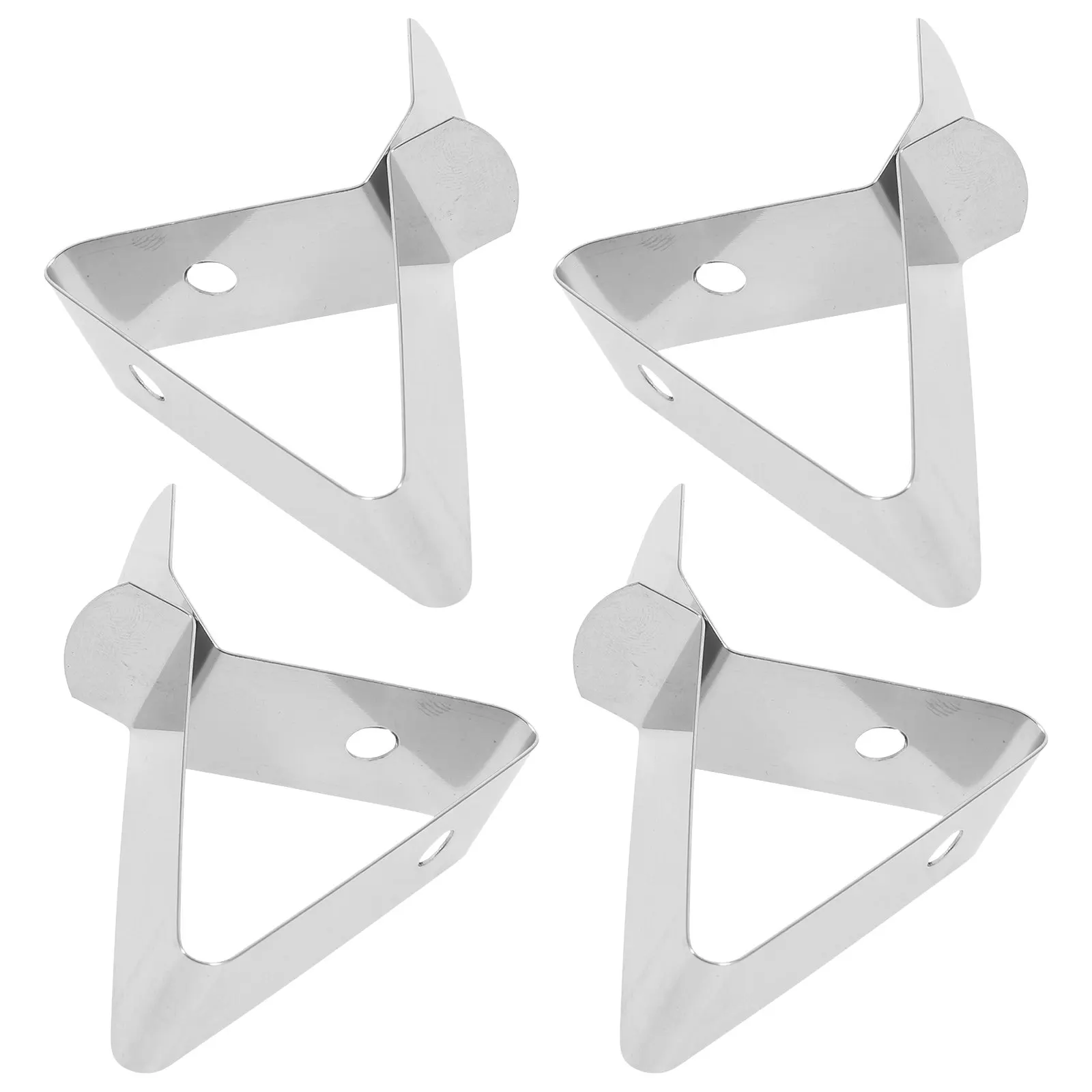 4Pcs Premium 304 Thermometer Probe Clips Food Clamp Set for Bbq Grilling Smoking Oven Cooking Easy Install Portable Space