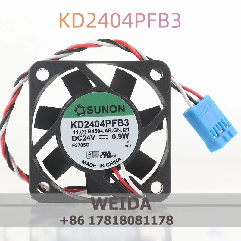 Cooling fan New original Sunon DC24V 0.9W AC EC 4010 40X40X10MM 4CM alarm signal Quiet inverter three wire KD2404PFB3