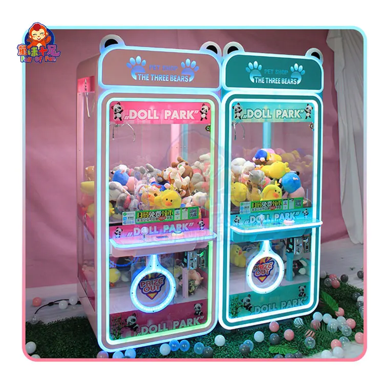 

Medium Size Australia Arcade Giant Toy Claw Crane Game Machine Coin Operated Big Claw Crane for Younger Players