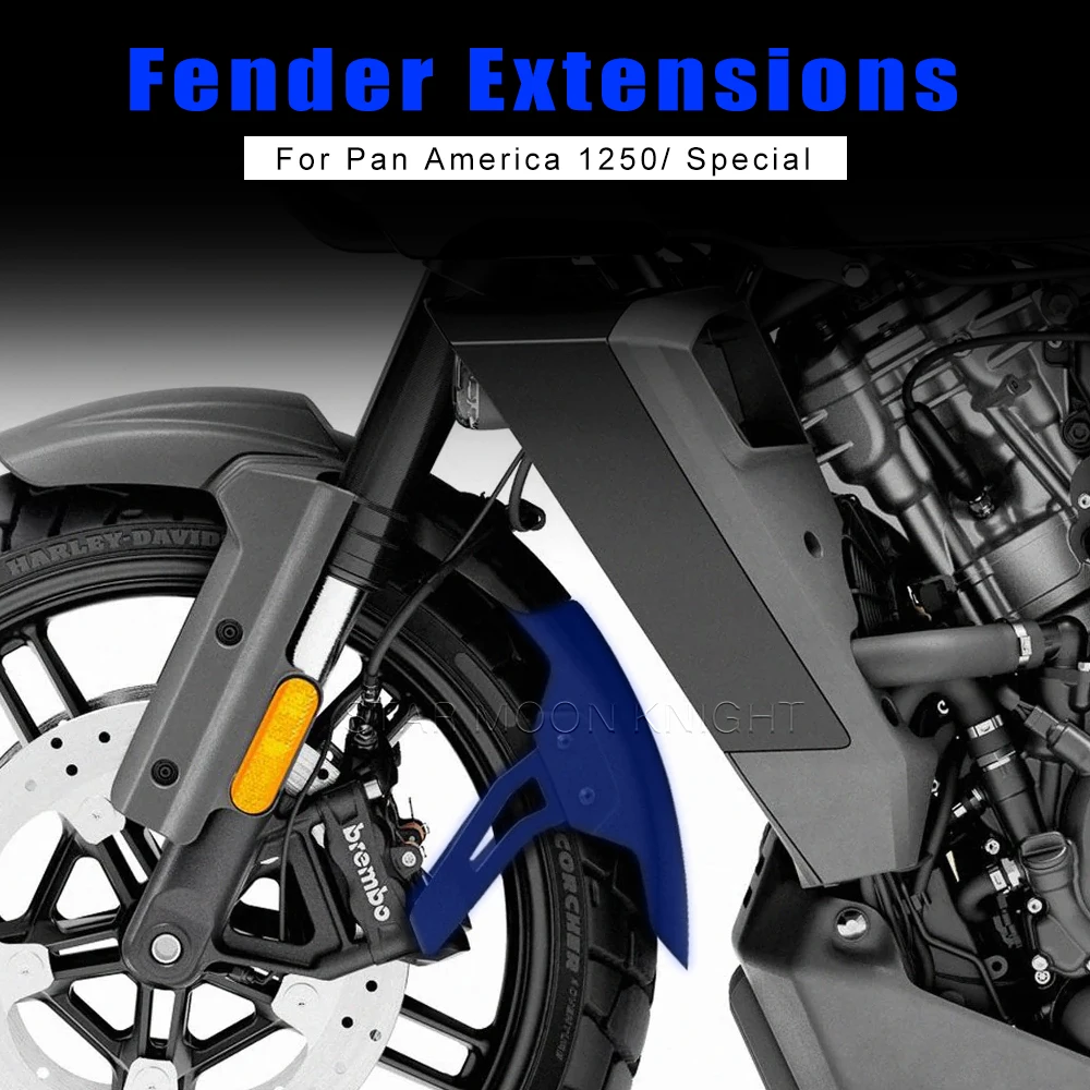 For Pan America 1250 Special RA1250 S 2021 2022 2023 2024 Front Fender Extender Mudguard Splash Guard Motorcycle Accessories