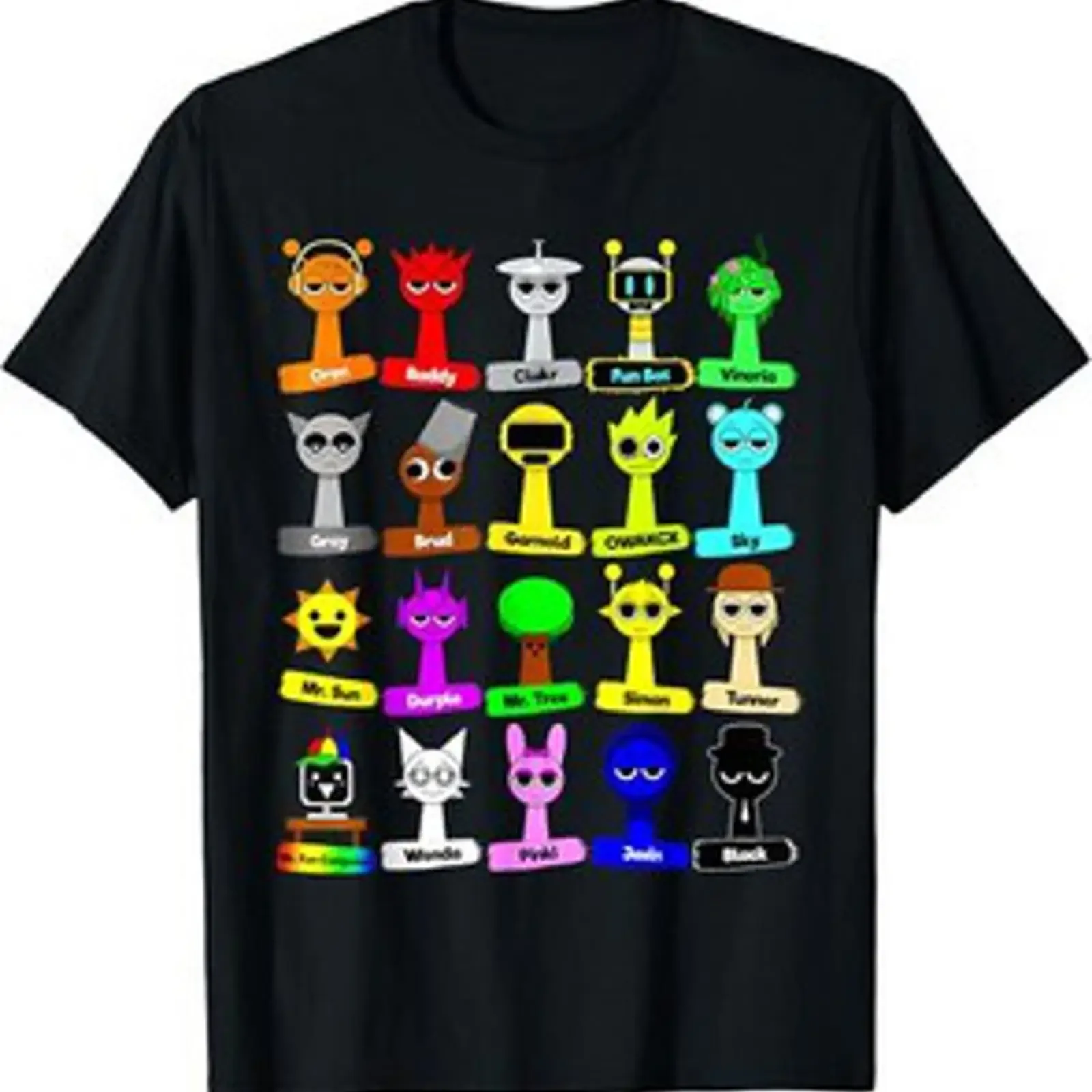 Camiseta de cumpleaños Beat All Sprunky Sound Toys para niños y niñas vintage Washed Stylish designer clothes streetwear Unisex