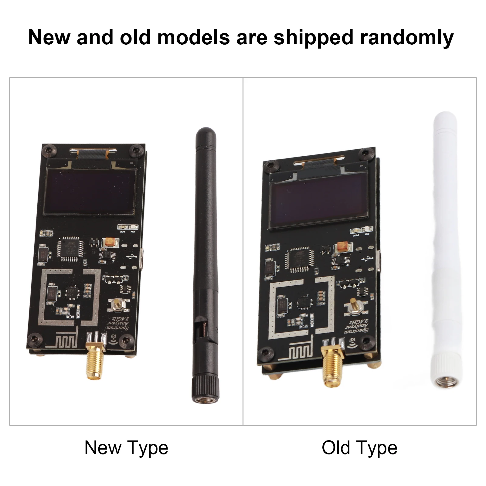 محلل الطيف 2.4G تردد صغير 2.4G نوع B ملحق مع بطارية هوائي #6