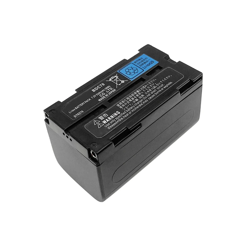 New BDC70 Battery For Sokkia CX/RX-350 OS/ES For Top Total Station 7.2V 5240mAh Rechargeable Li-ion Battery