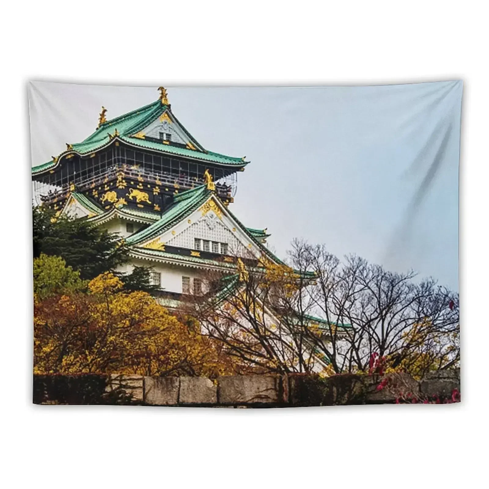 Osaka Castle Tapestry Wall Decor Decoration Wall Tapestry